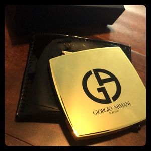 *sold* Giorgio Armani Pocket Purse Mirror w/ Case